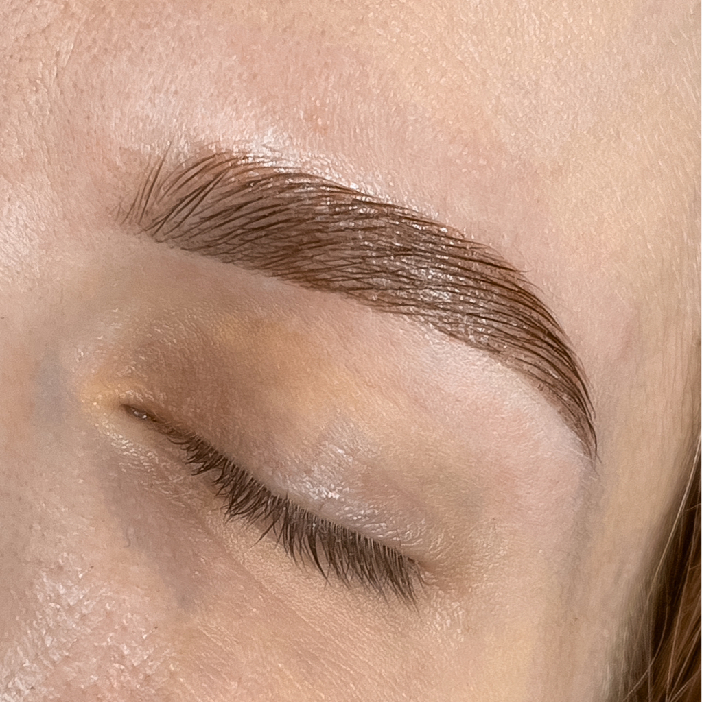 Коррекция + окрашивание бровей