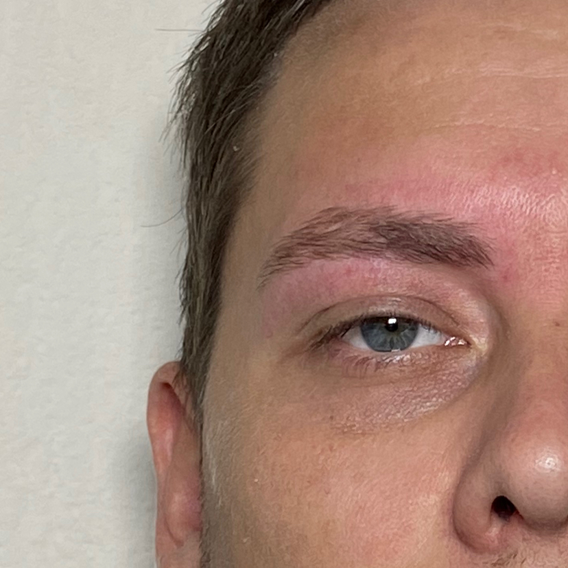 Мужская коррекция бровей