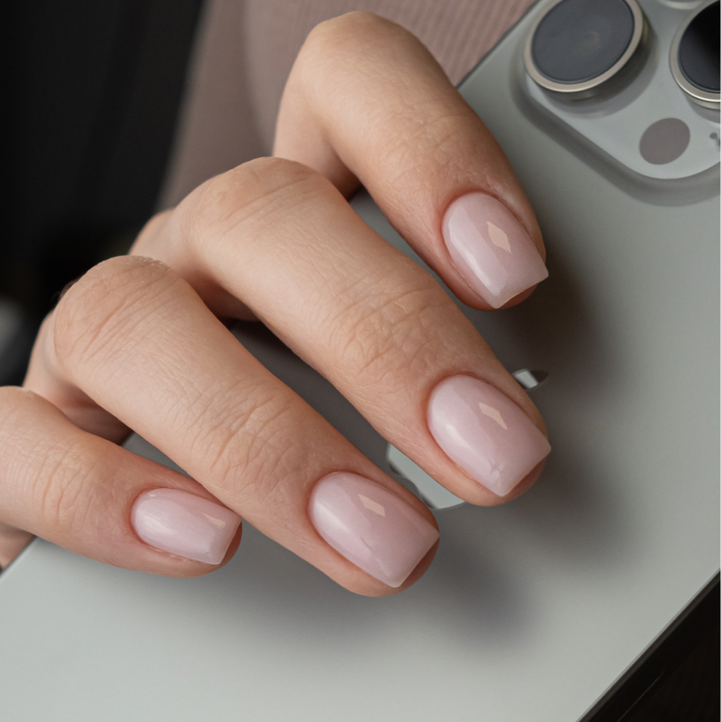 Маникюр комбинированный + покрытие гель-пудрой