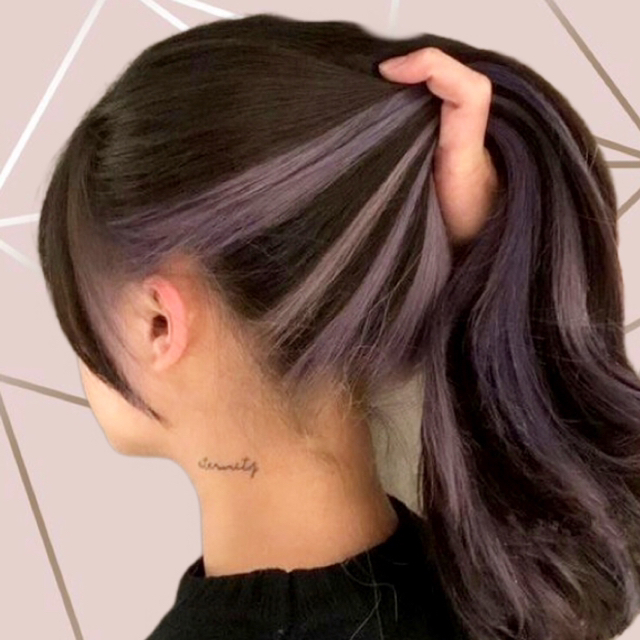 Скрытое мелирование