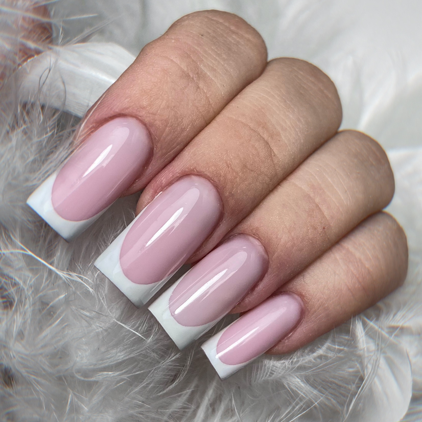 Коррекция наращивания ФРЕНЧ