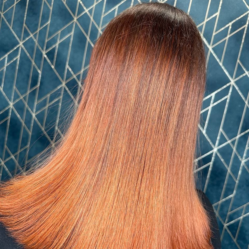 Окрашивание растяжка