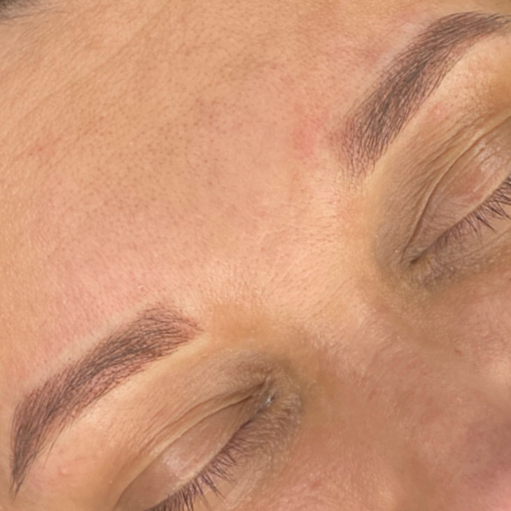 Перекрытие перманентного макияжа работа другого мастера