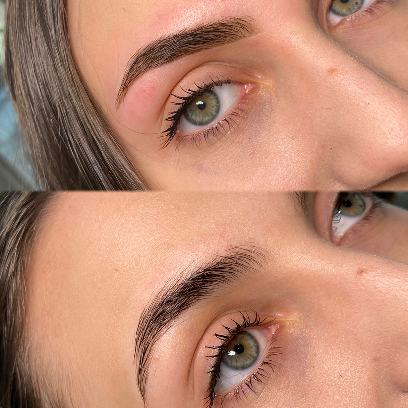 Коррекция и окрашивание бровей