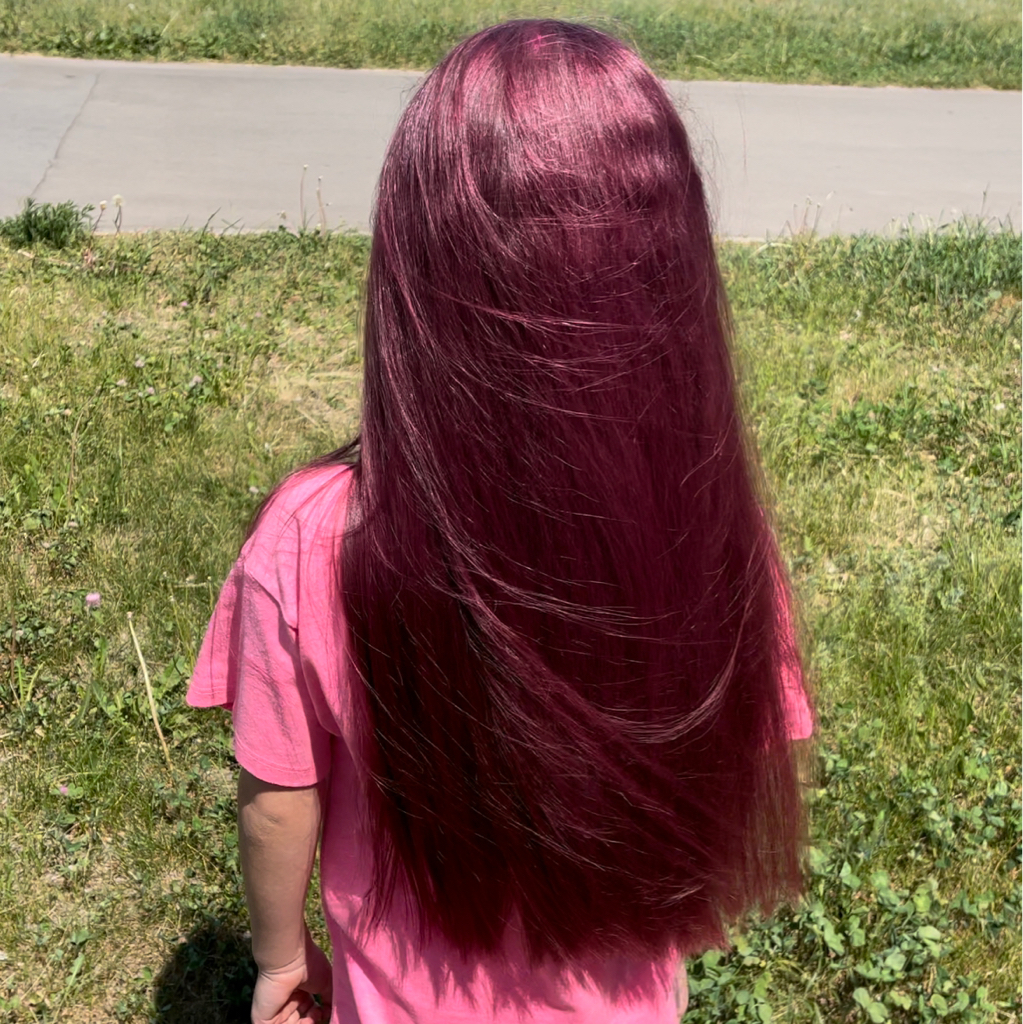 Окрашивание в один тон Concept до поясницы