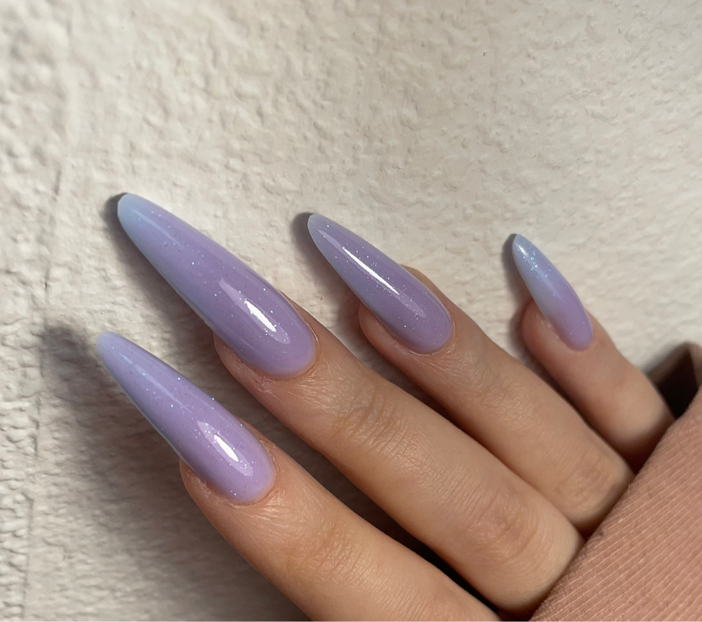 Наращивание ногтей нюд/френч СРЕДНИЕ