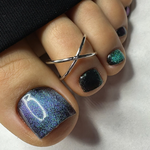 Обработка пальчиков с покрытием гель-лак