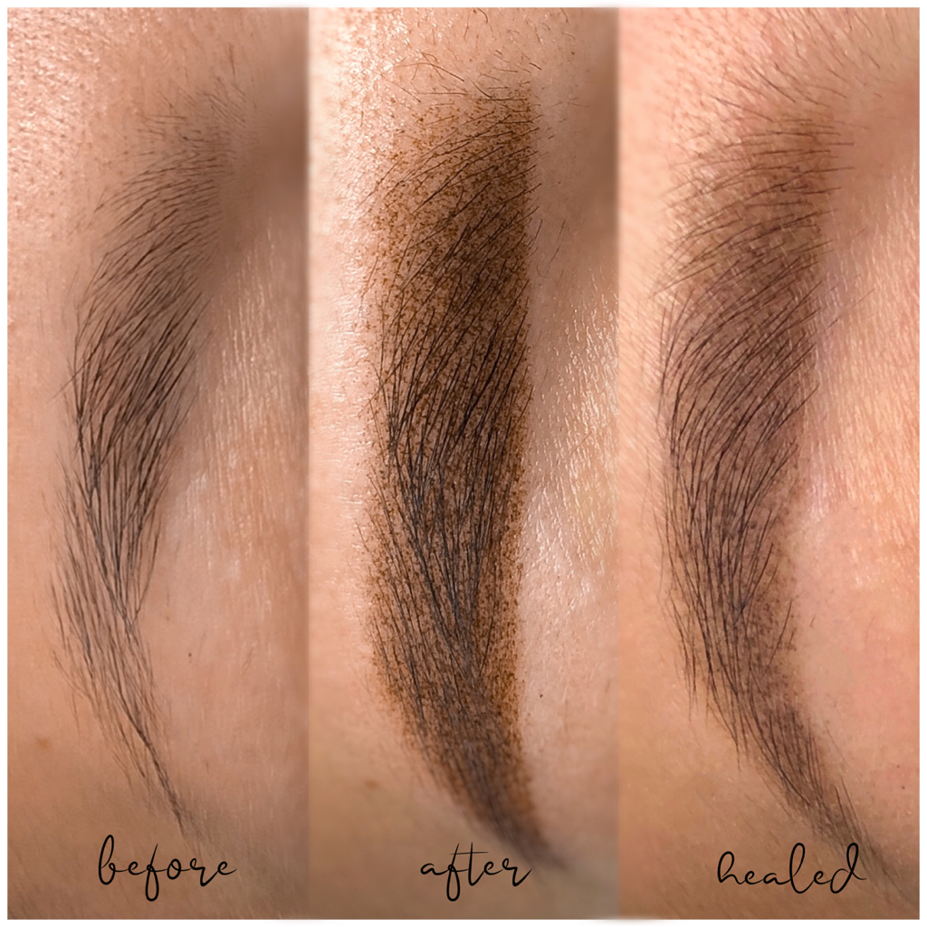 Перманентный макияж бровей