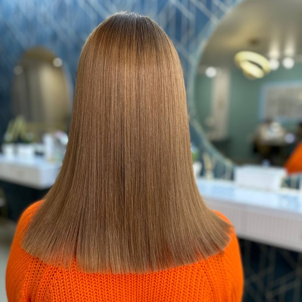 Оформление длины прямой срез