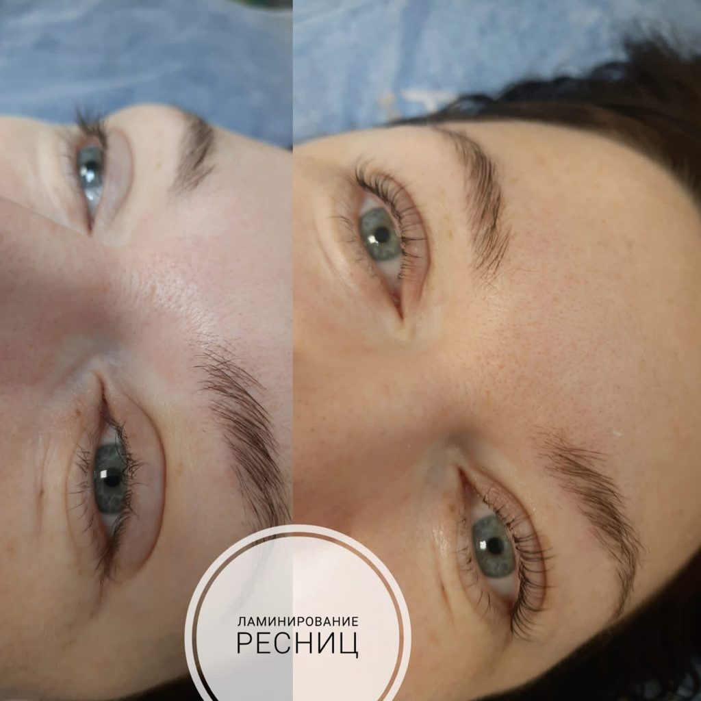 Коррекция бровей+окрашивание