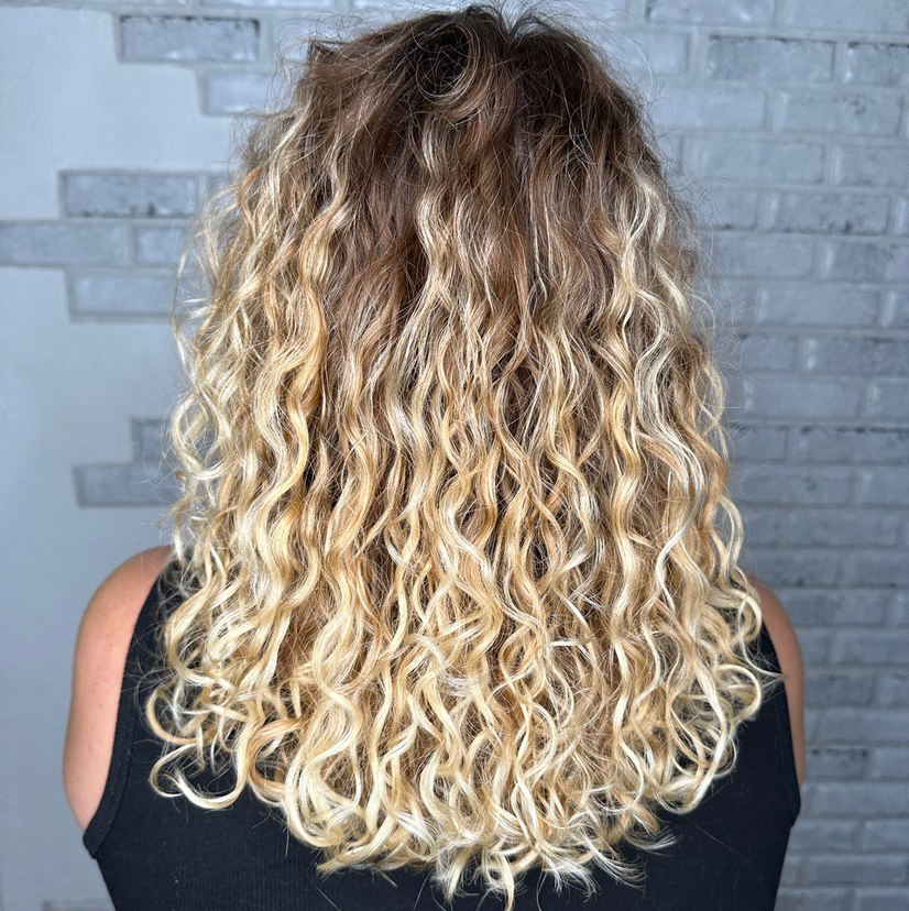 Окудрение волос