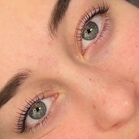 Ламинирование, окрашивание ресниц + уход