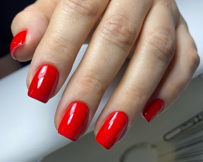 Маникюр с покрытием/укреплением (Гель)