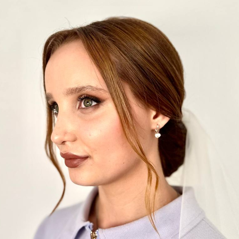 свадебная прическа