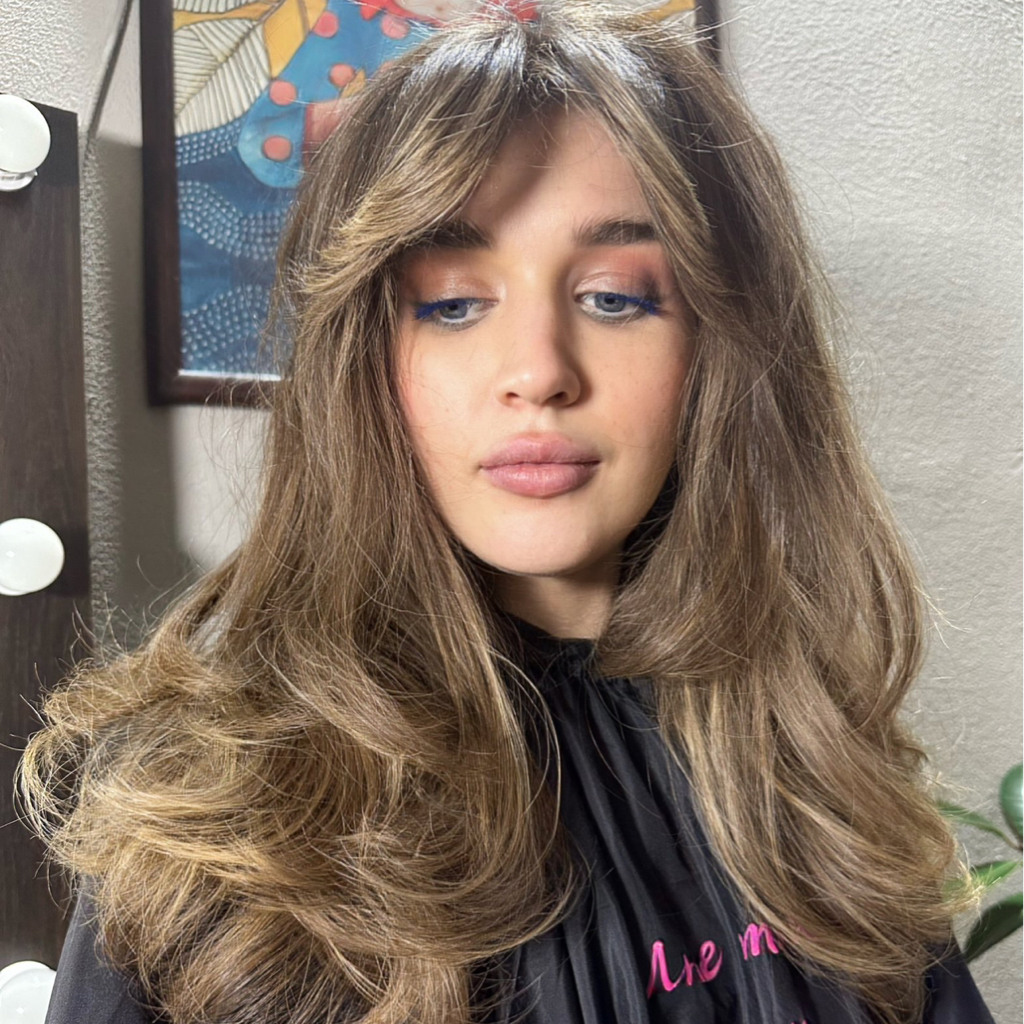 женская стрижка(каскад-слои)