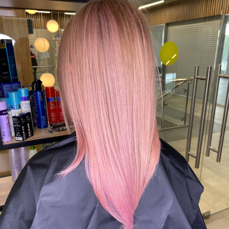 Сложные рельефные окрашивания на длинные волосы (стрижка+750) #AirTouch # Мелирование с тонированием # Осветление с тонированием и с затемнением корн