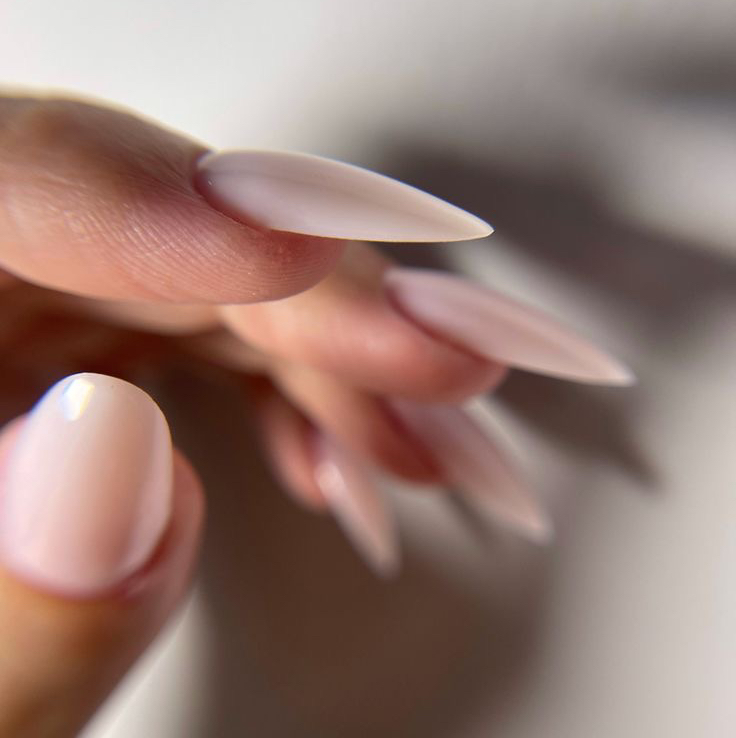 Комби маникюр + укрепление гелем + гель-лак