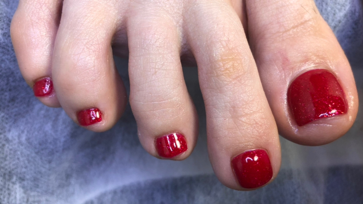 Педикюр (только пальчики с покрытием гель лак)