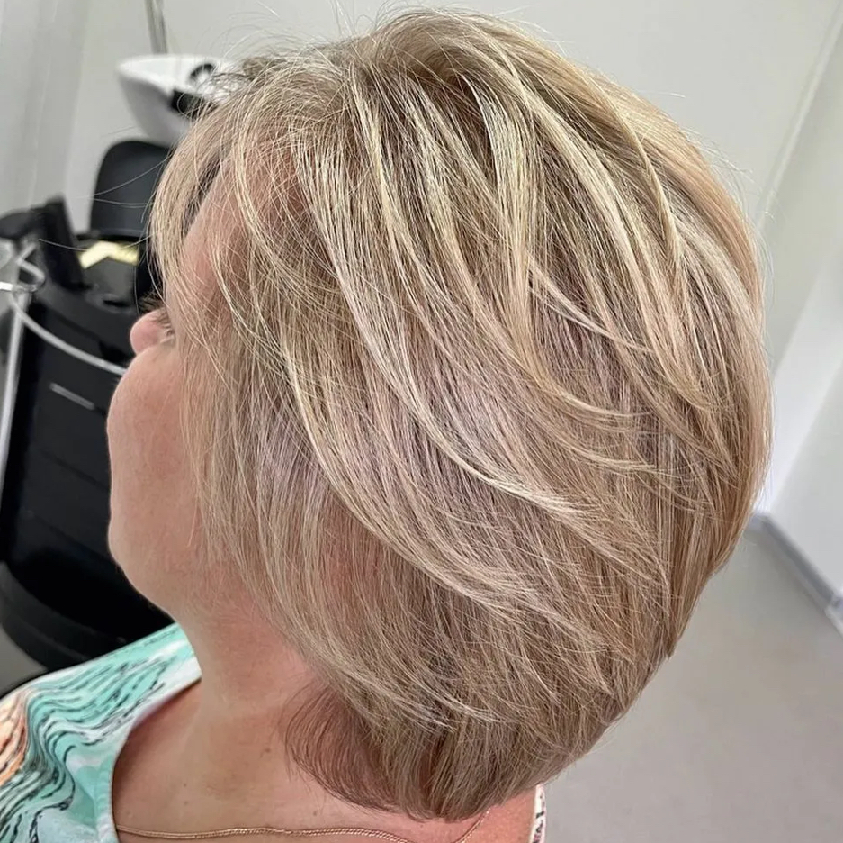 Укладка на короткую стрижку горячими инструментами