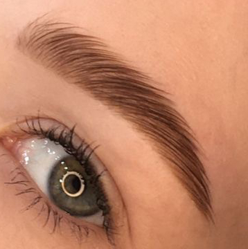 Прореживание бровей