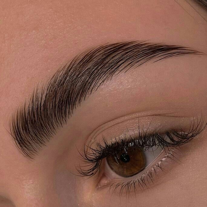 Коррекция + окрашивание бровей|Augenbrauenkorrektur + Färben