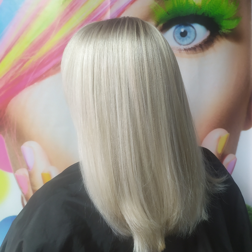 Укладка. Выпрямление, локоны, гофре. До лопаток.