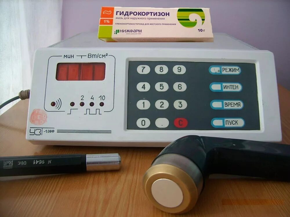 Фонофорез с гидрокортизоном