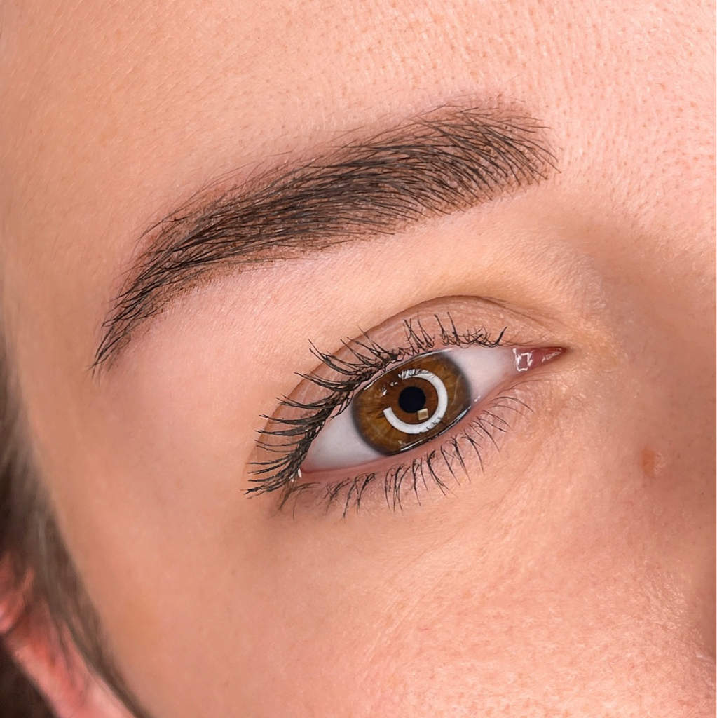 Пудровое напыление бровей