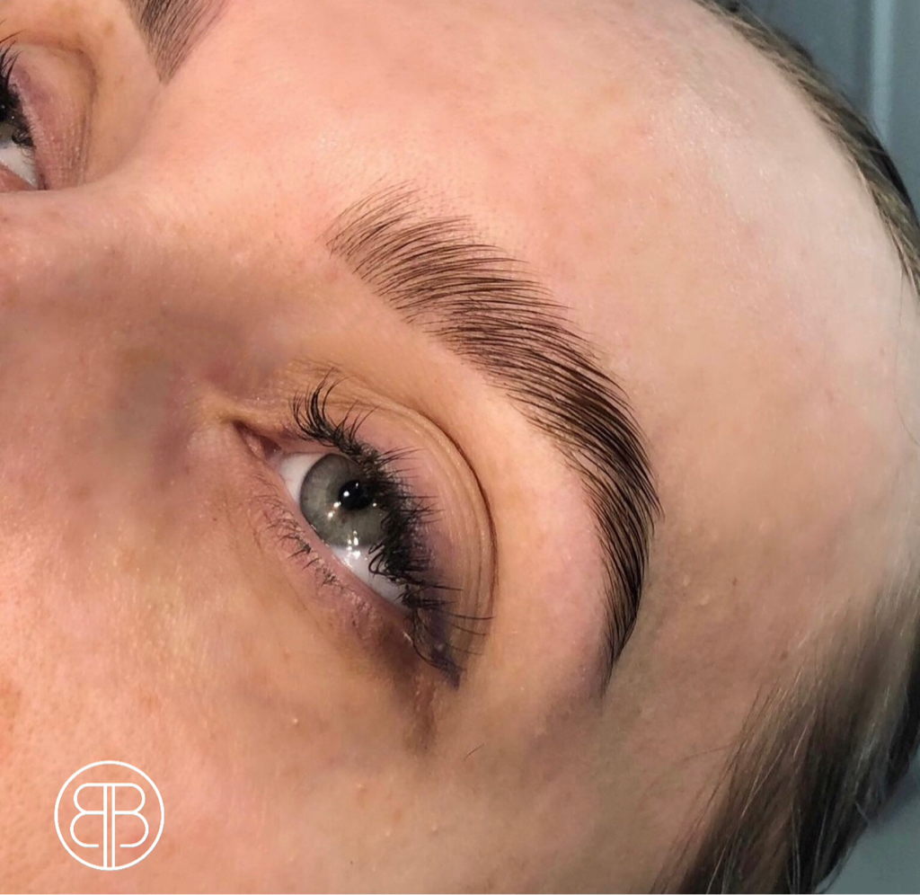 Долговременная укладка бровей + коррекция + окрашивание + ботокс