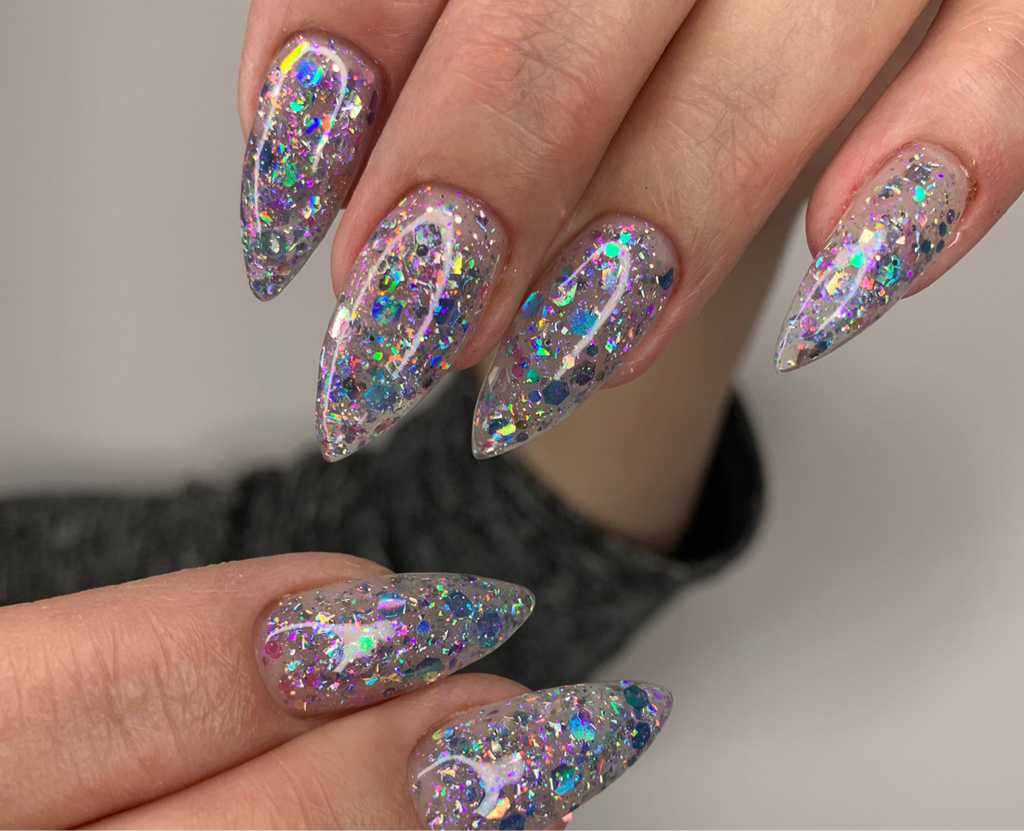 Наращивание ногтей длина 3/4