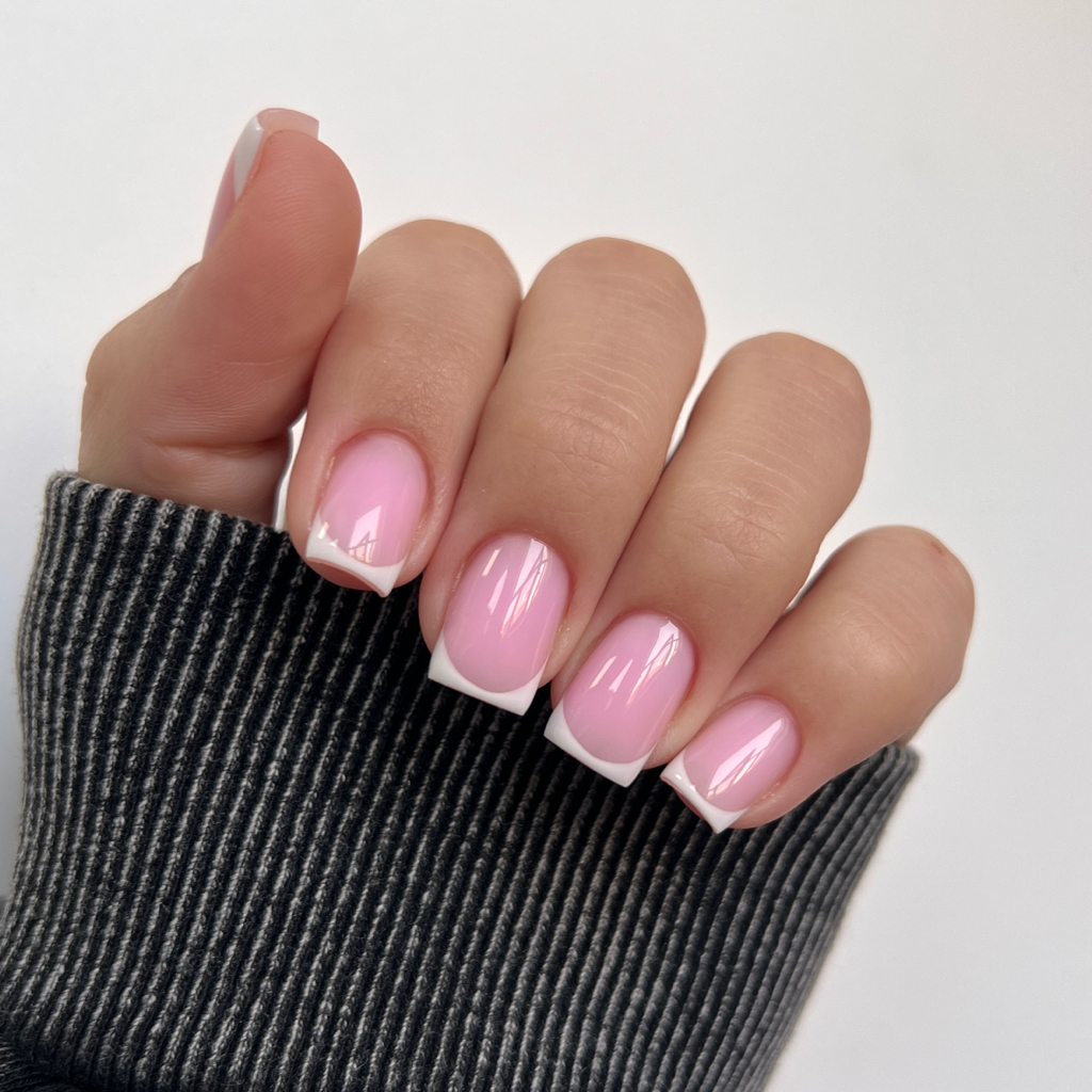 Снятие + маникюр + покрытие Френч