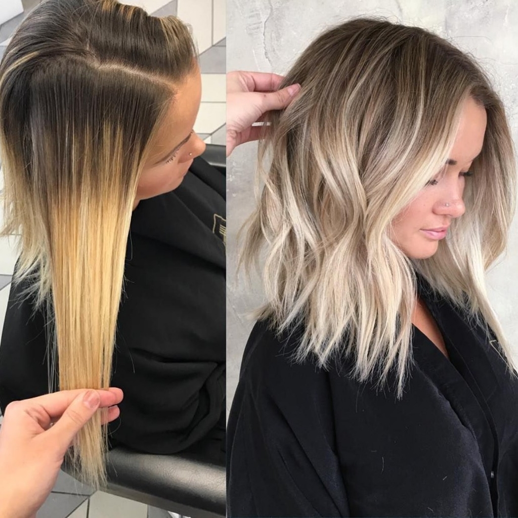 Сложные техники окрашивания (длина каре)