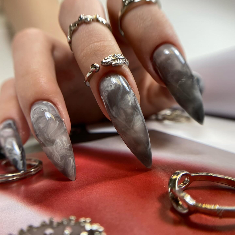 Наращивание + маникюр