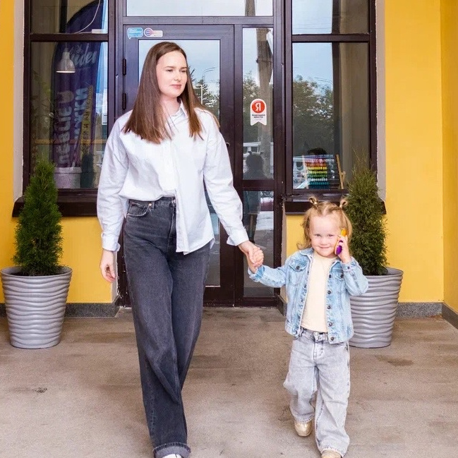 Клевая стрижка для мамы и ребенка