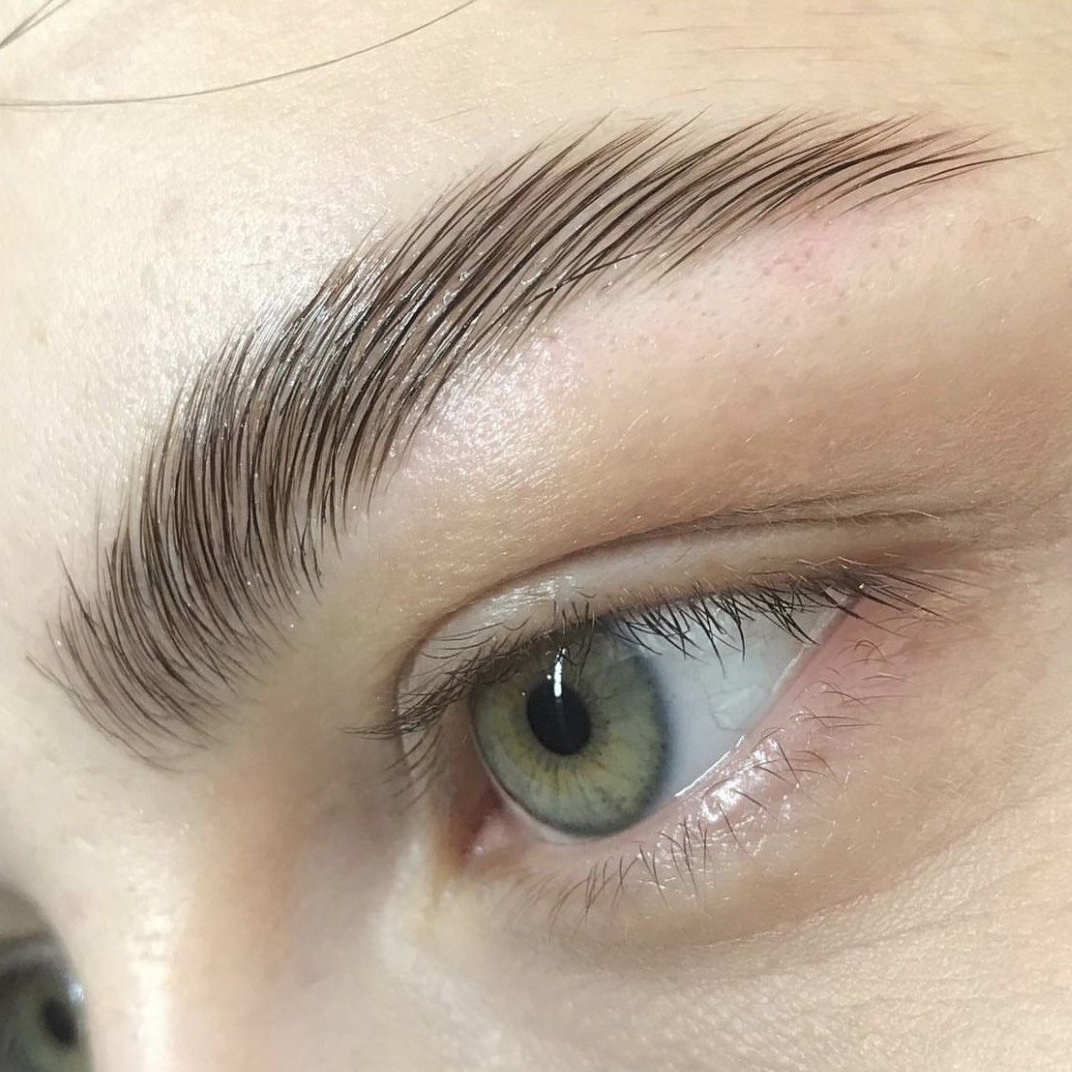 Долговременная укладка бровей (ламинирование) без окрашивания