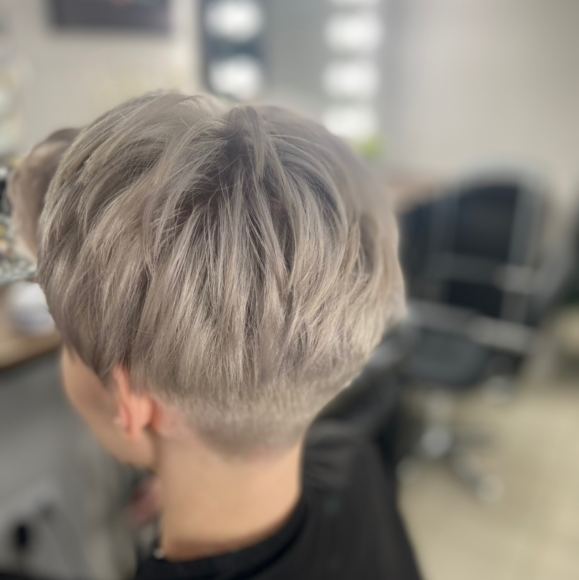Total Blond, короткий волос + уход