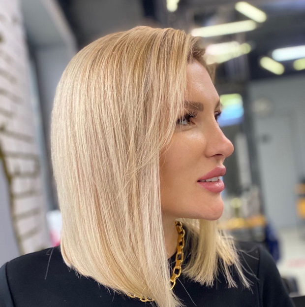 Тотал блонд у ТОП МАСТЕРА ( осветление корней)+тонирование