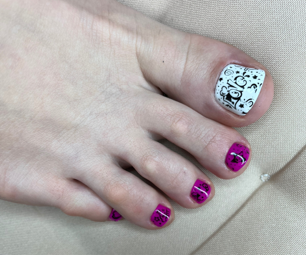 SMART-педикюр с покрытием гельлак