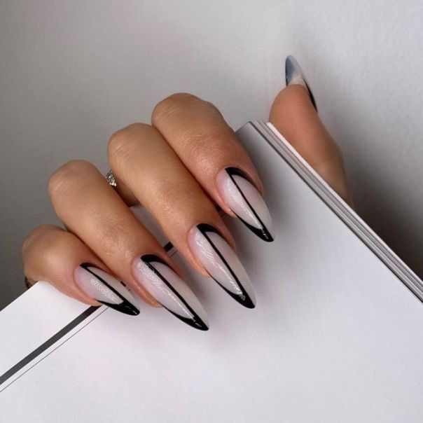 Наращивание ногтей + комби + покрытие