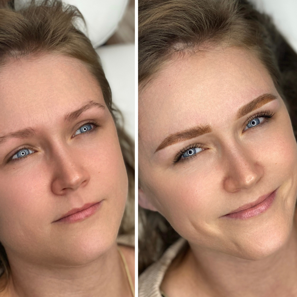 Erste Behandlung/
Permanent Make-up Augenbrauen
