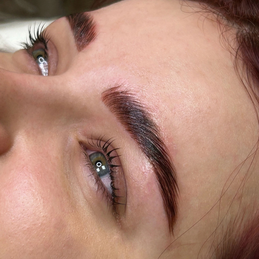 2в1: Биофиксация бровей + Ламинирование ресничек (+Botox+Окрашивание)