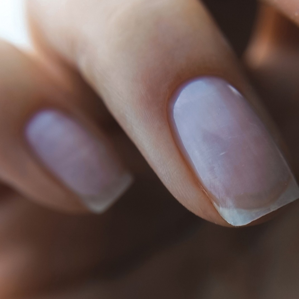 Маникюр комбинированный без покрытия