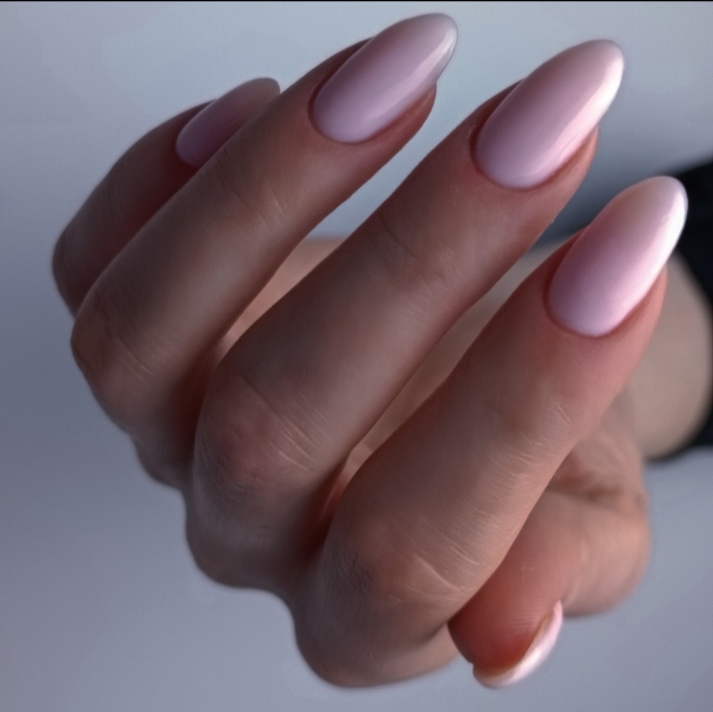 Маникюр комбинированный  с укреплением, гель