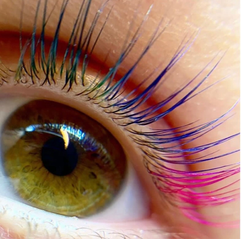 Цветное ламинирование ресниц