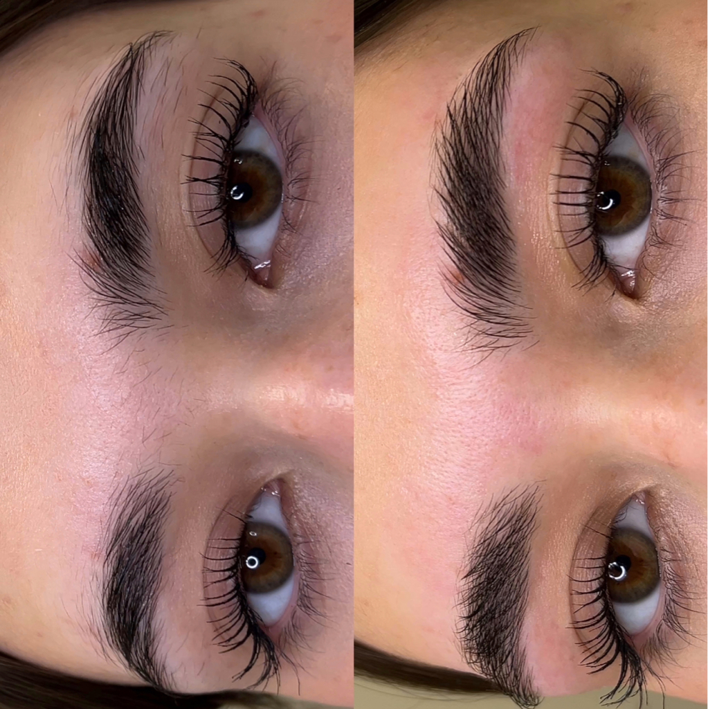 Коррекция бровей без окрашивания