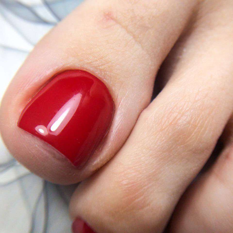 Педикюр пальчики+покрытие