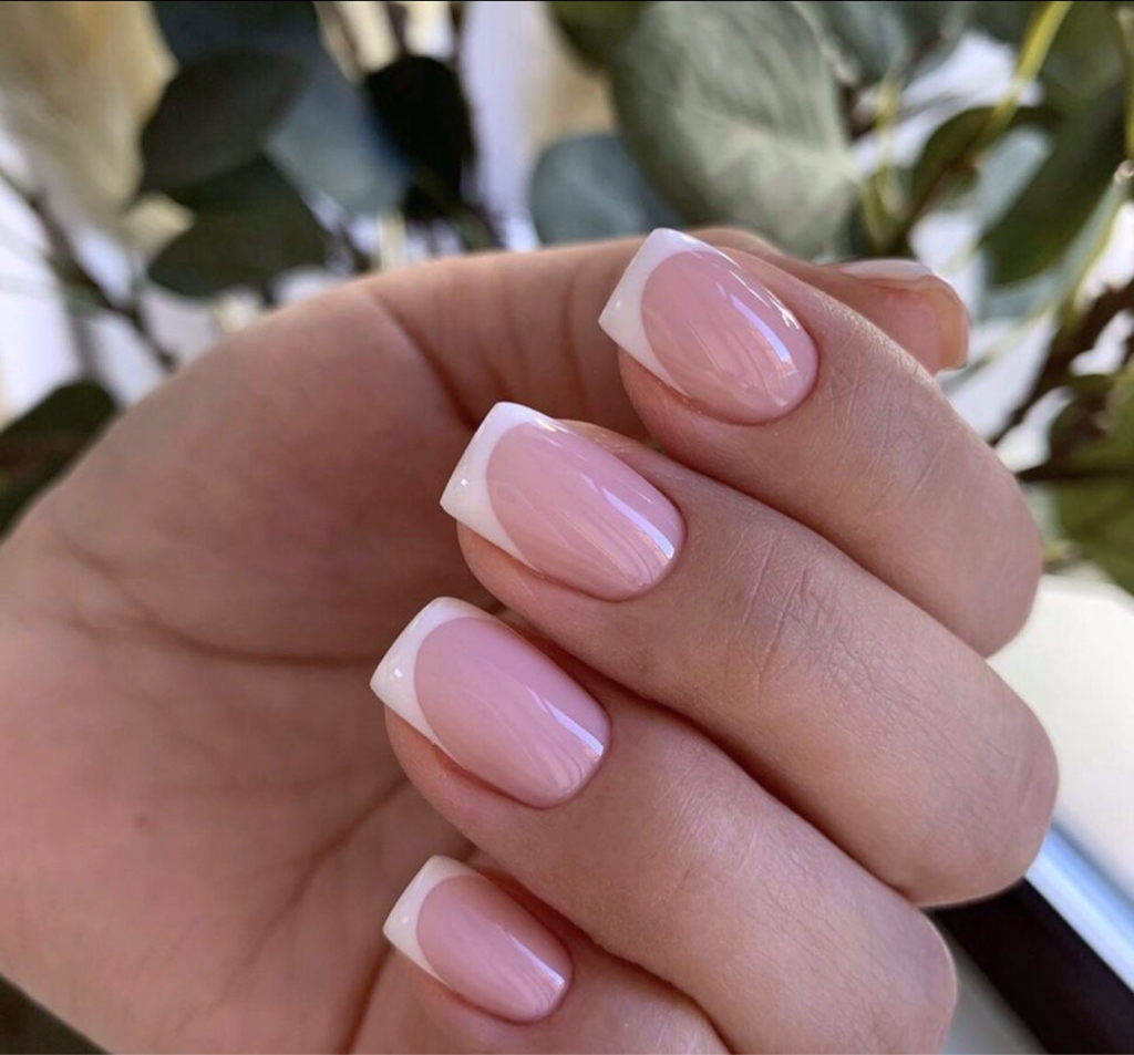 Маникюр с покрытием гель лак+Френч