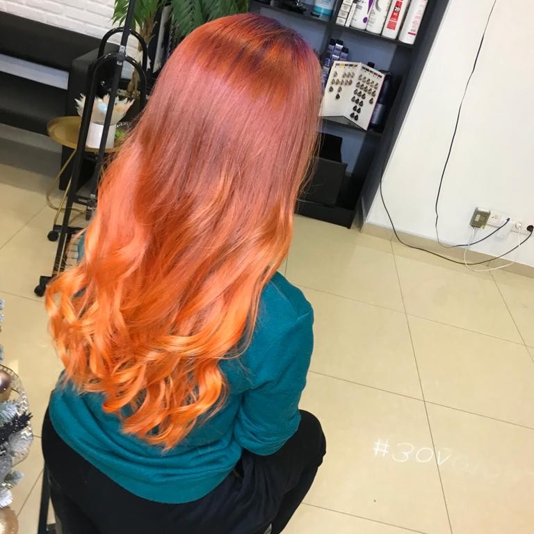 Окрашивание волос