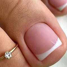 Педикюр пальчики+лак