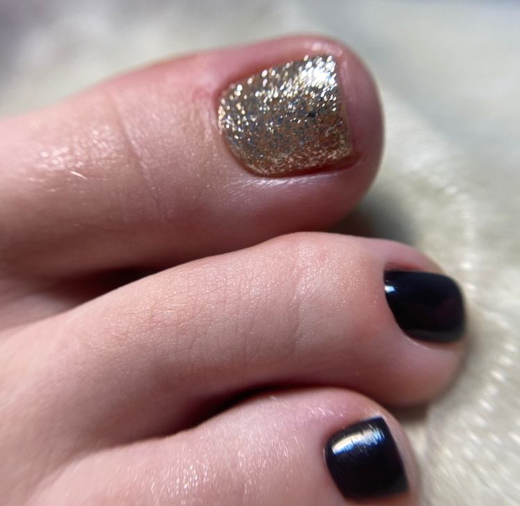 Педикюр ( без обработки стопы) с покрытием